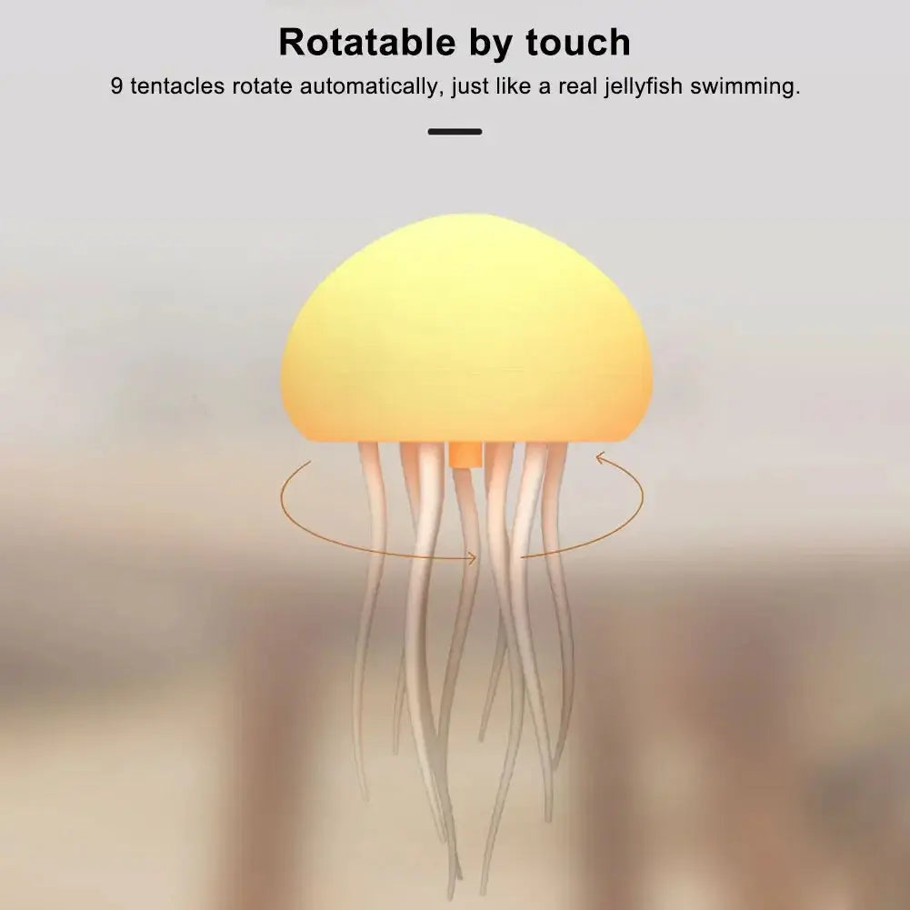 Cartoon Dancing Jellyfish Night Light RGB Gradient Cute Jellyfish AliExpress
