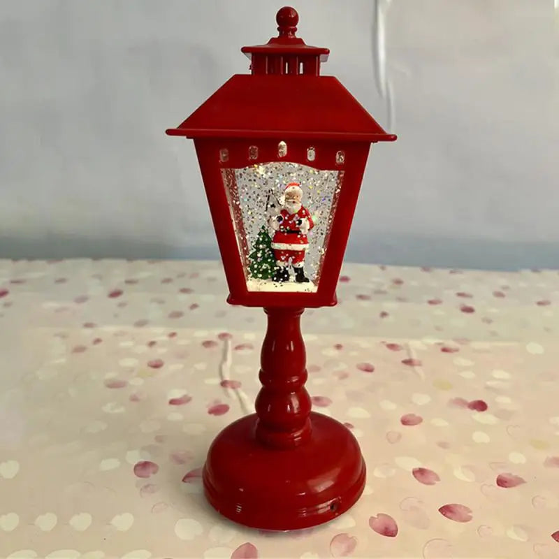 Christmas Decorations Wind Lamps Music Illuminated Night Light Santa Creative Ornaments Table Lamps Christmas Home Decoration