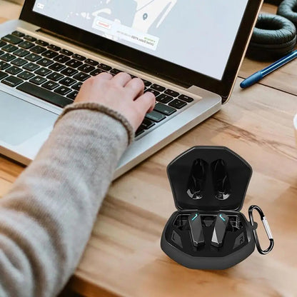 Headphone Storage Case For Lenovo GM2 PRO Wireless Headset Cover Silicone Carry Bag Shockproof Earphone Protector with Carabiner South Bay Evans General Store