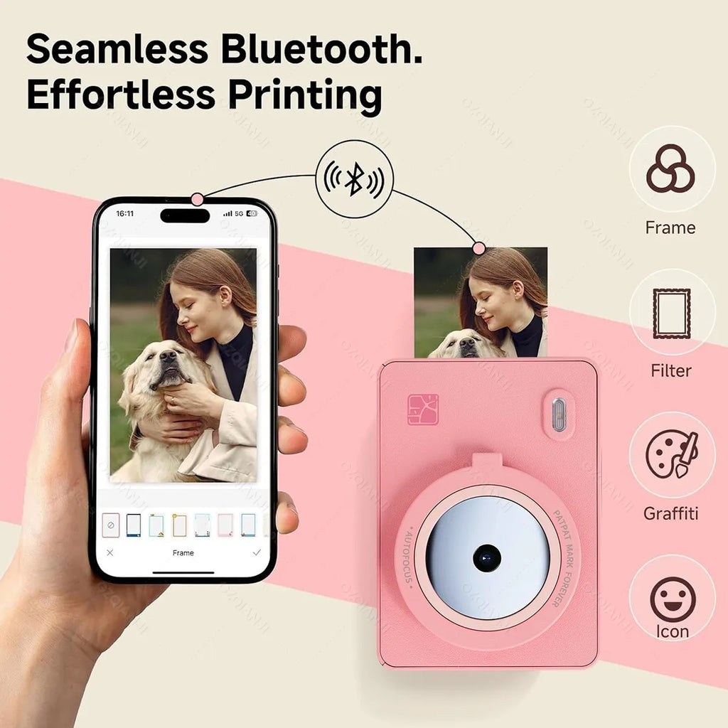 SnapPrint™ Instant Camera 📸✨ — Capture & Print Memories Instantly