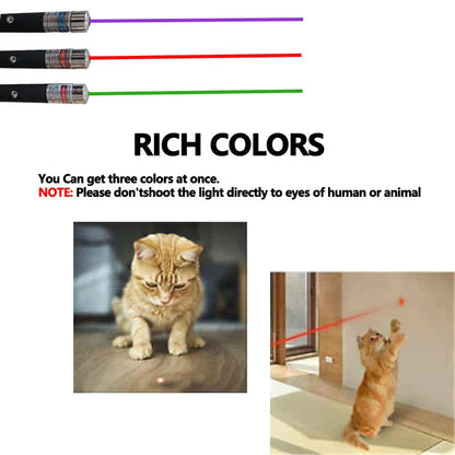 2-in-1 Mini Laser Pointer, LED Pet Training Flashlight, Scratching Toys for Pets and Cats, Christmas Gifts Shop1104384033 Store