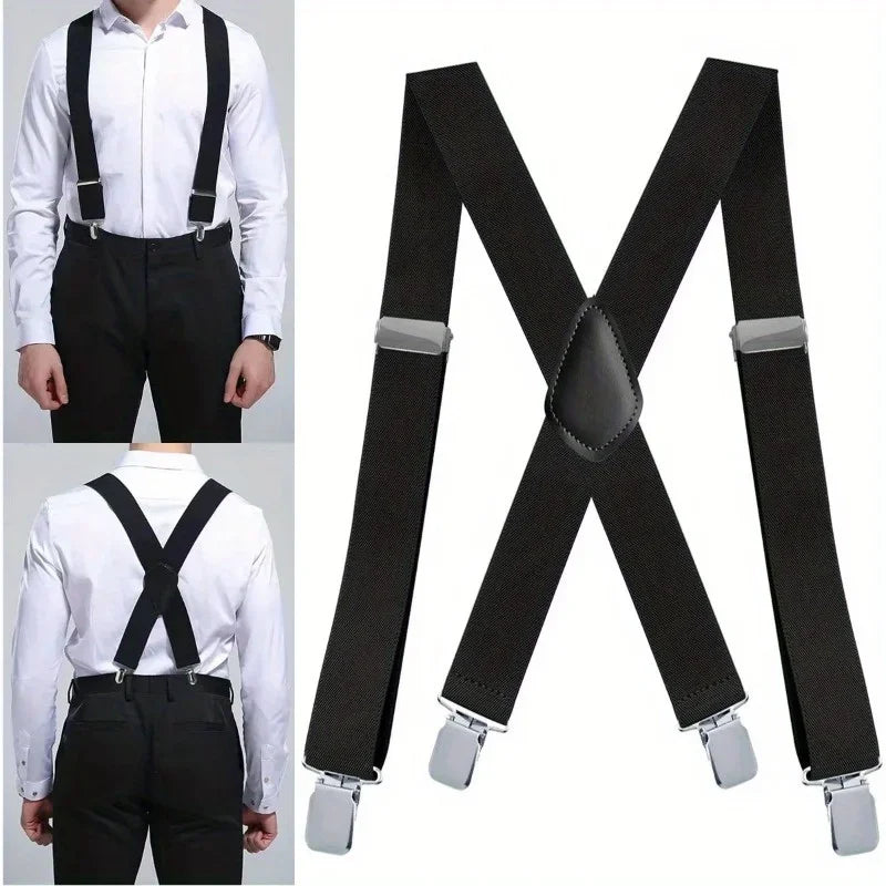NoSlipFlex™ Suspenders 🔒 — Move Freely, Pants Stay Secure