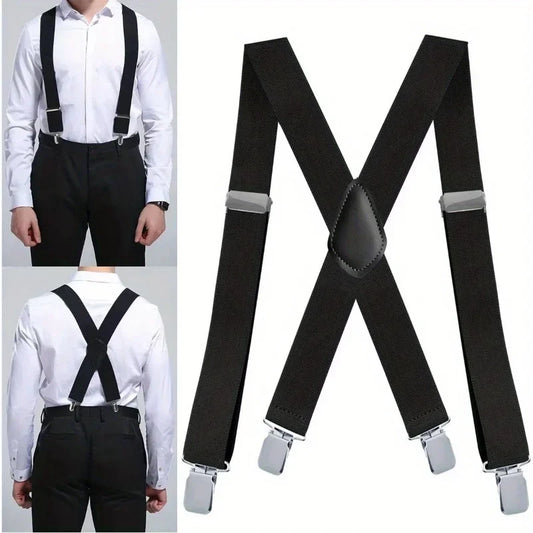NoSlipFlex™ Suspenders 🔒 — Move Freely, Pants Stay Secure
