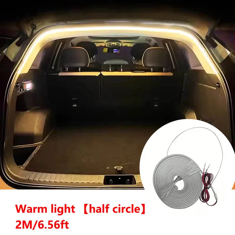 Tira de luz LED para maletero con sensor de movimiento – Iluminación ambiental interior de fácil instalación