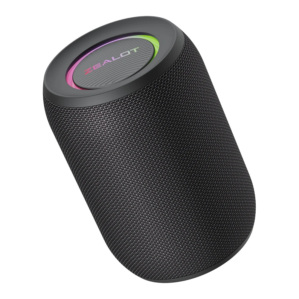 ZEALOT S32 Pro Bluetooth Speaker Wireless Subwoofer Mini Hifi Bass Stereo RGB Lights Support Micro SD Card AUX Play Microphone ZEALOT SY Speaker Store