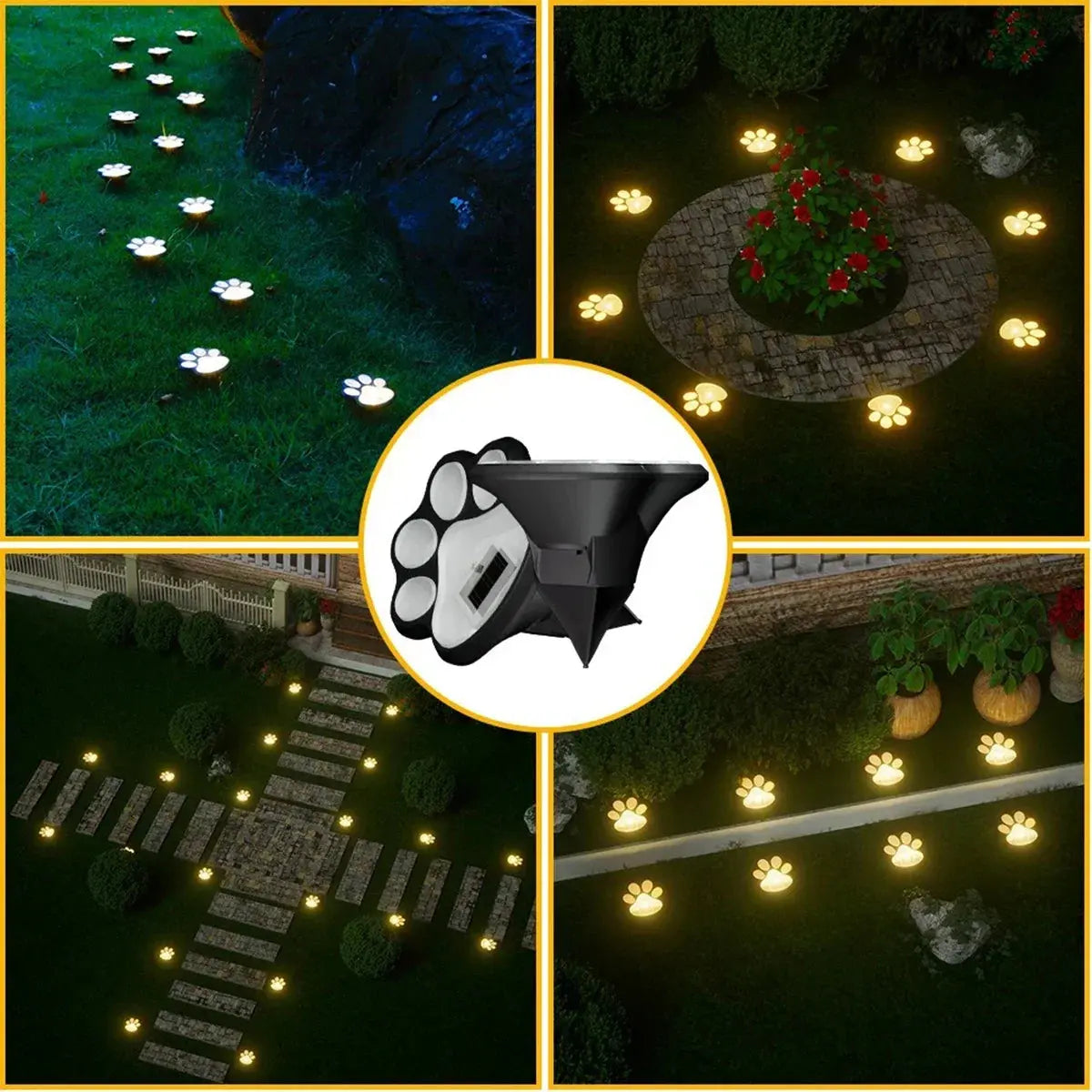PawGlow Lights – Solar-Powered Paws of Light! YXC Lighting Store Store