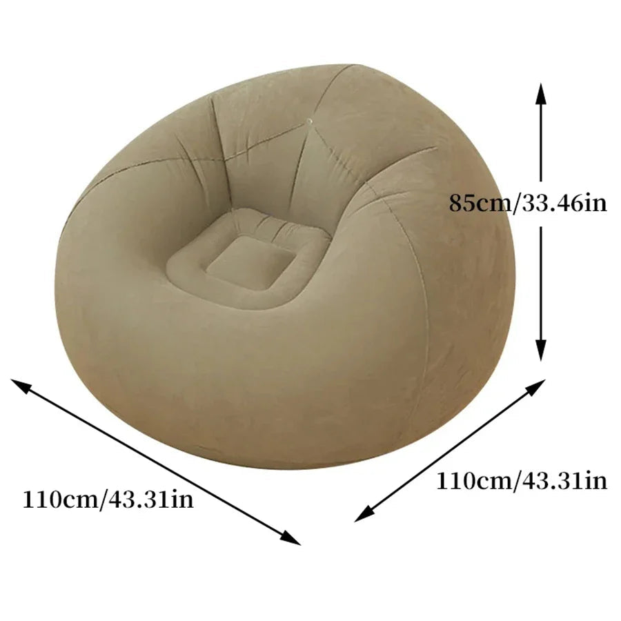 Large Lazy Inflatable Sofa Chairs YiCheng Home Store