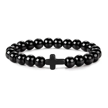 Men's Prayer Onyx Meditation Beads Bracelets Stone's Store