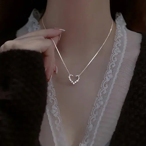 View details for New Shiny Butterfly Necklace Ladies Exquisite Double Layer Clavicle