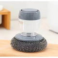 Kitchen Soap Dispensing Palm Brush Cleaner Push-type Brush Kitchen Detergent Tools Shop1104358116 Store