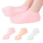 1 Pair Silicone Moisturizing Socks Exfoliating Gel Heel Socks Callus Cracked Dead Skin Remove Protector Pain Relief Foot Care WOW Beautiful Girl Store