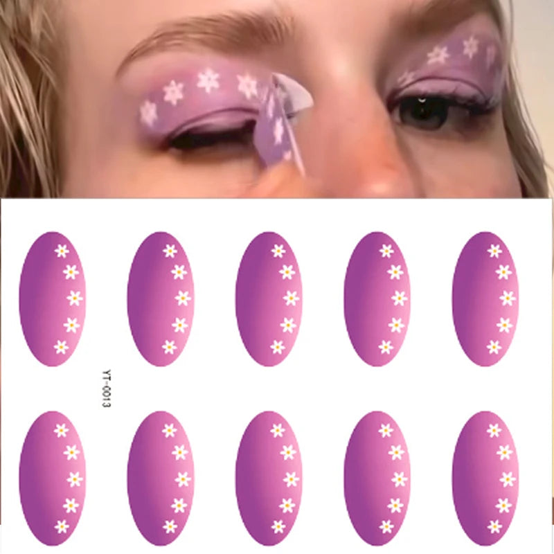 GlamPress™ Eyeshadow Stickers ✨💖 — Perfect Eye Looks in Seconds