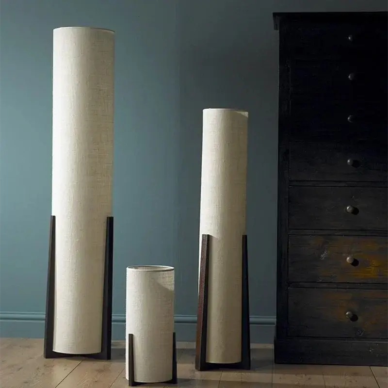 Chinese Fabric Floor Lamp – Zen-Inspired Wooden Lighting Homelover Light Store