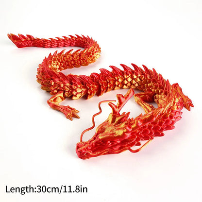 FlexiCrystal Dragon: 3D-Printed Magic in Motion Creatinglife Store