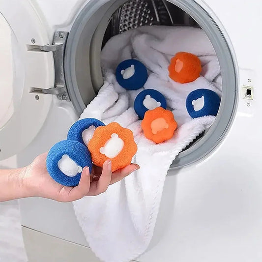 1-5pcs Pet Hair Remover Reusable Ball Laundry Washing Machine Filter Wool Sticker Cat Hair Remover Pet Fur Lint Catcher Home South Bay Evans General Store