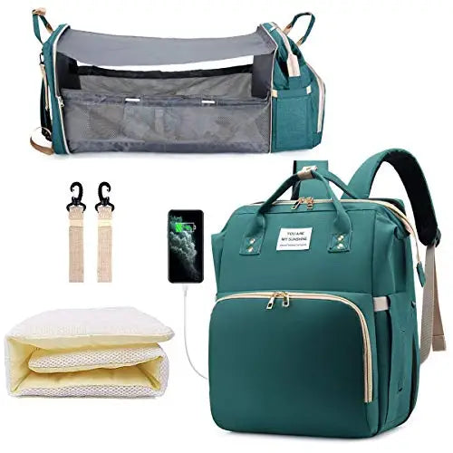 3-in-1 Diaper Bag & Baby Bed YOURSChoice Store