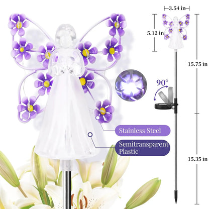 Heavenly Glow Solar Angels – Weatherproof & Worry-Free! Shop1104700193 Store