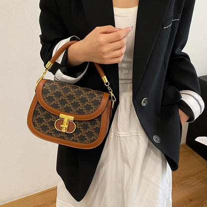 2025 Unique Niche Women's Saddle Bag - Simple Elegant Design - Adjustable Sophisticated Texture Shoulder Strap - Crossbody