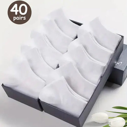 10/20/30/40/50 Pairs Of Breathable Deodorant Men's Low Cut Ankle Socks AliExpress