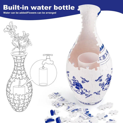 Creative Bloom: Build Your Own 3D Puzzle Vase Kmoist Official Store