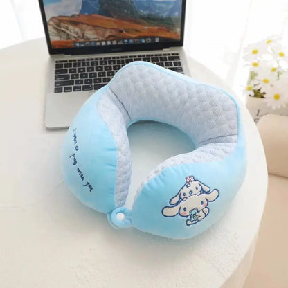 Cartoon Sanrio Kuromi U-shaped Neck Pillow Protecting Cervical Pillow