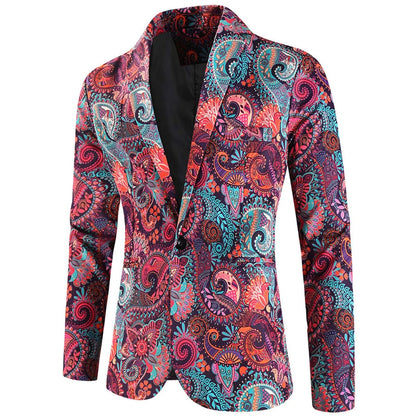 Christmas 3D Printed Suit For Men Handsome men&#39;s Clothing Store