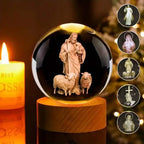 Illuminate Your Faith: Holy Globes 3D Christian Lamp Happy Home Quality Life Store