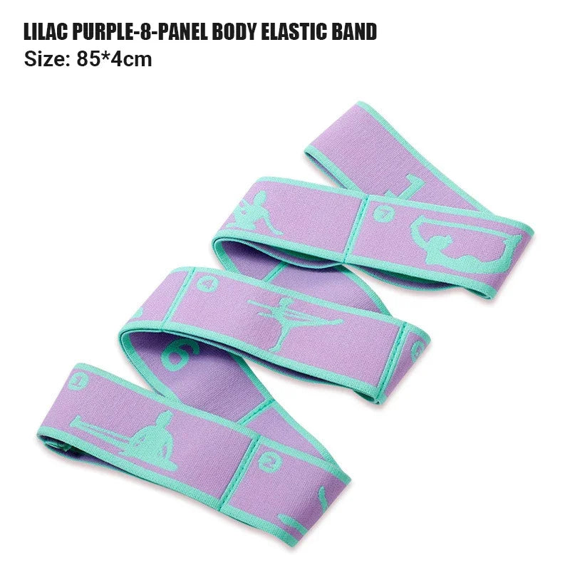 Multi-Section Elastic Yoga Resistance Bands Adult Child Dance Training Gym Home Pilates Exercise Pull Strap Belt Fitness Sport SPORT-1 Store