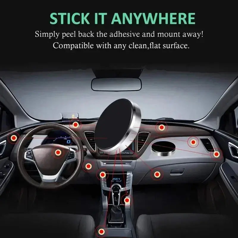 Soporte magnético universal para teléfono de coche, soporte de imán, para pegar en el coche