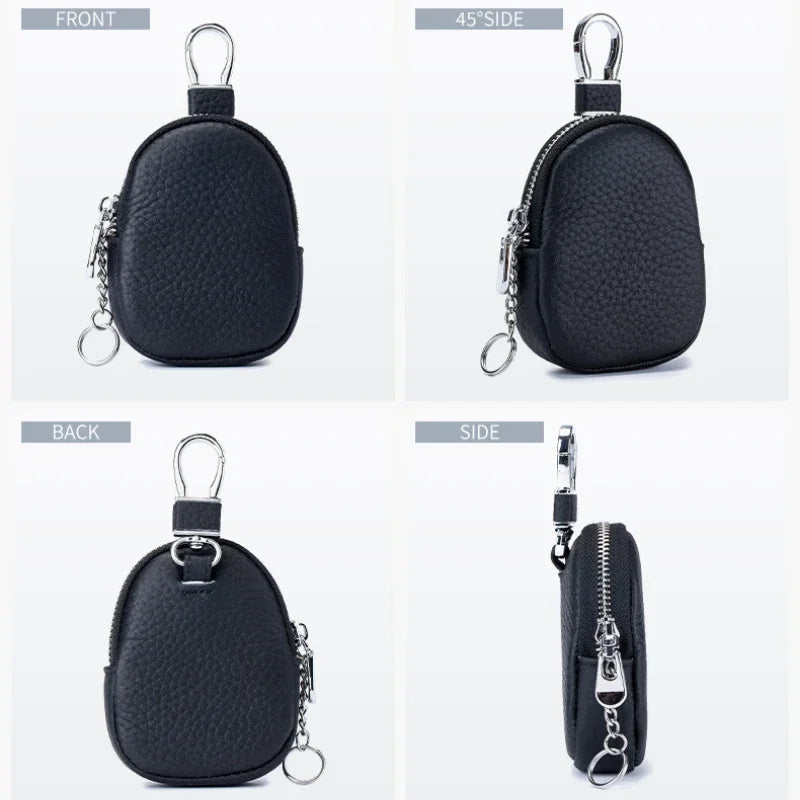Xajzpa  New Leather Coin Purse Small Women Change Wallet Personalize Mini Key Ring Pouch earphone Storage Bag girls Gift cicicuff Official Store