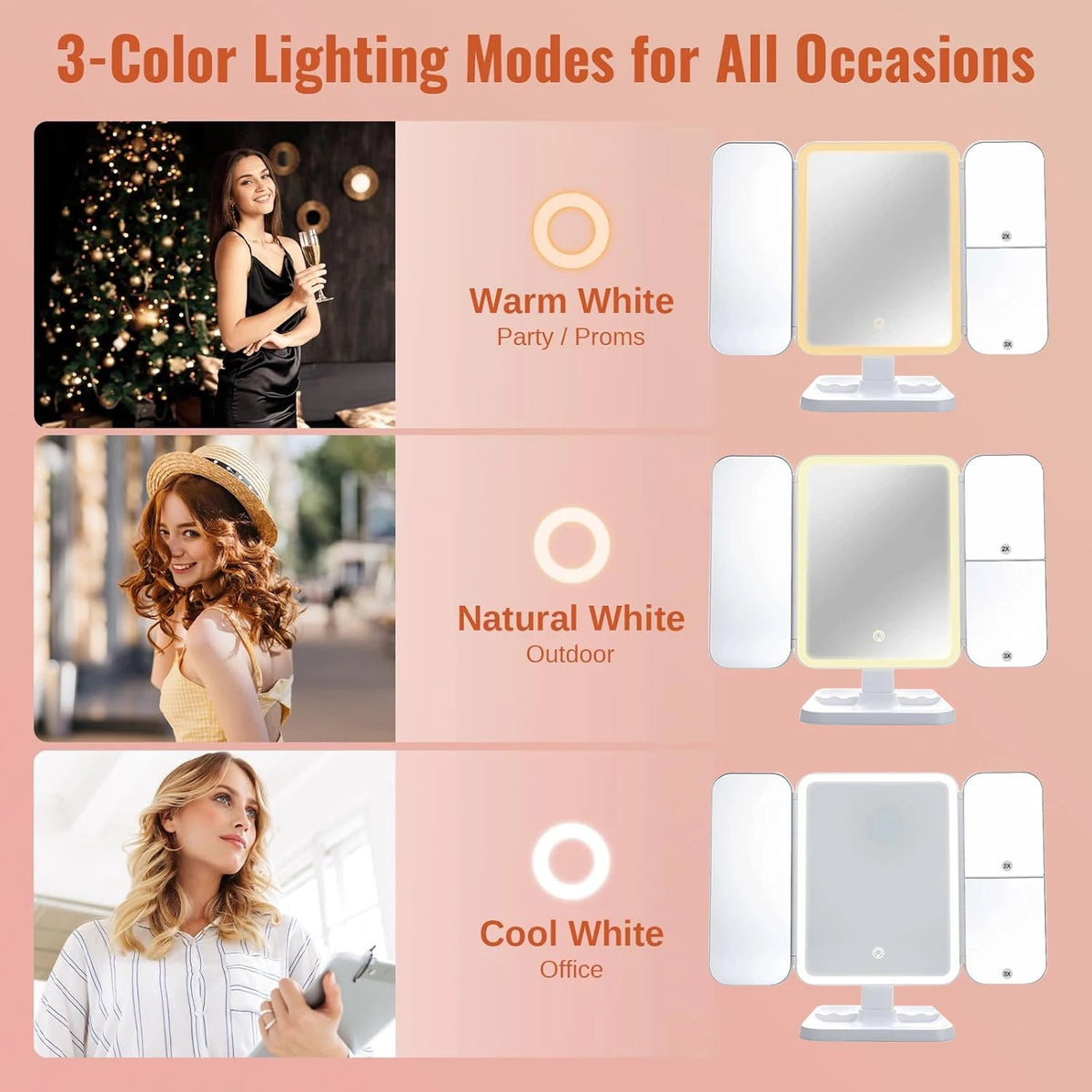 LumiTrifold: Perfect Lighting for Perfect Looks Oktech Beauty Store