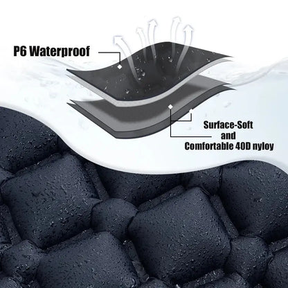 PACOONE Outdoor Camping Sleeping Pad Inflatable Mattress with Pillows AliExpress