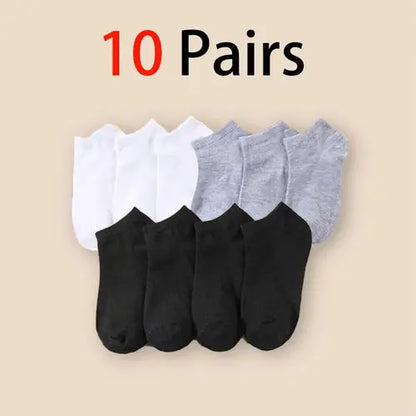 10/20/30/40/50 Pairs Of Breathable Deodorant Men's Low Cut Ankle Socks AliExpress