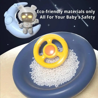 Racing Car Electronic Adventure Game Steering Wheel Driving Toy Children Simulation Vehicles With Music Sound For Kids Baby Gift Stone's Store