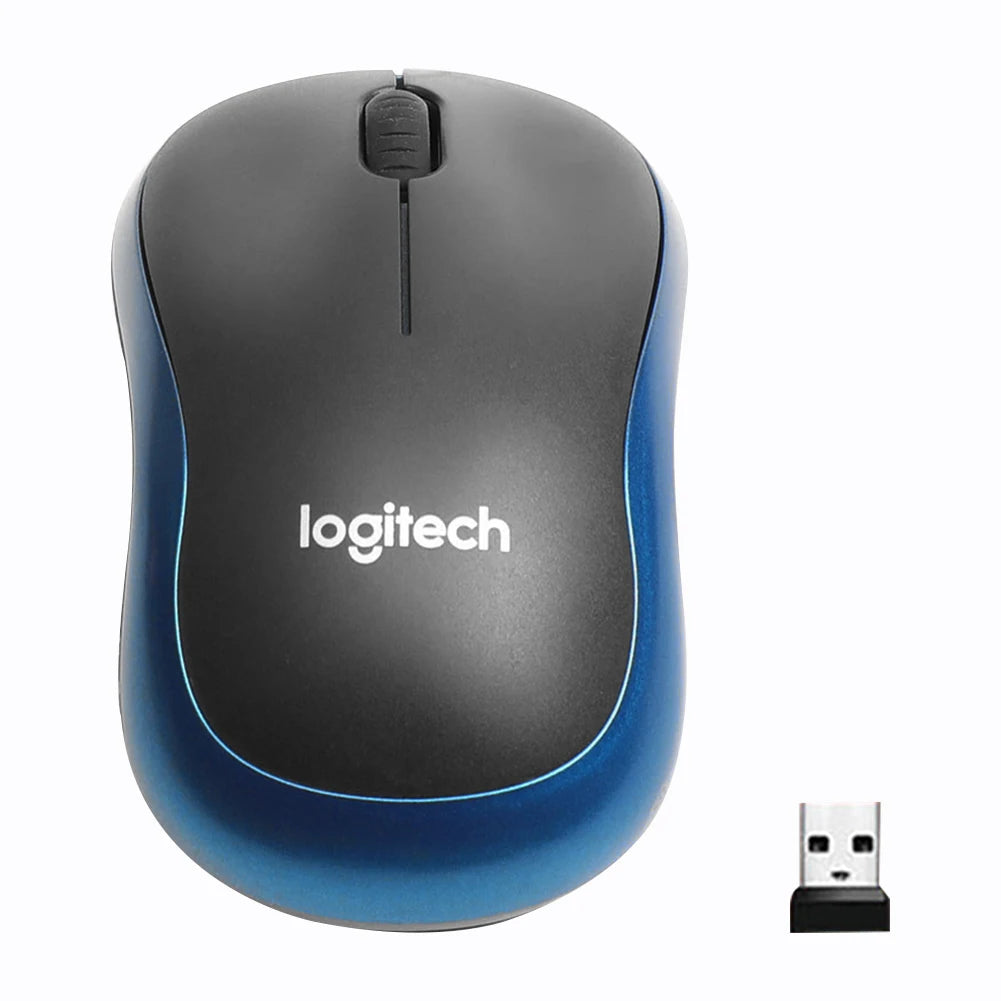 Logitech M185 Wireless Mouse 2.4Ghz USB 1000DPI Mice USB Receiver Mute Optical Navigation Mice For Mac Os Chrome Window 10/8/7 an illusion