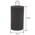 2PCS New Foot Foam Pads Black Foam Rollers Replacement For Leg