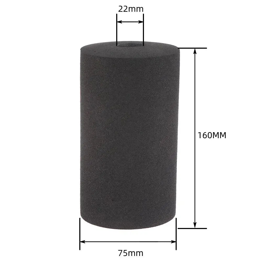 2PCS New Foot Foam Pads Black Foam Rollers Replacement For Leg