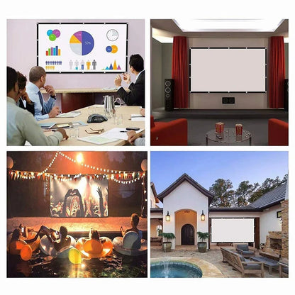 LumiScreen™ ALR Portable Projector Screen ☀️🎬 Bright Picture, Even in Daylight