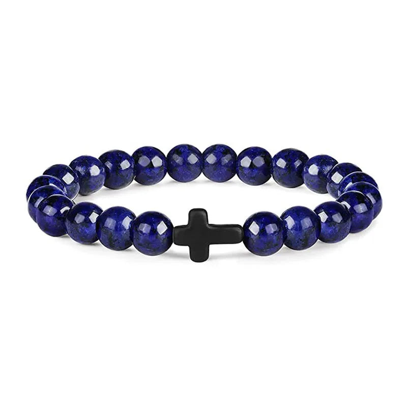 Men's Prayer Onyx Meditation Beads Bracelets Stone's Store