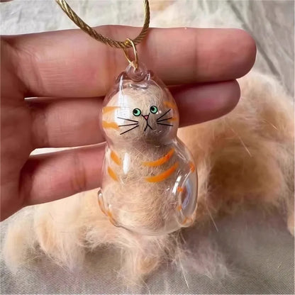 Purr-fect Fur Keepsake – Adorable Charm to Treasure Your Cat’s Fluff!