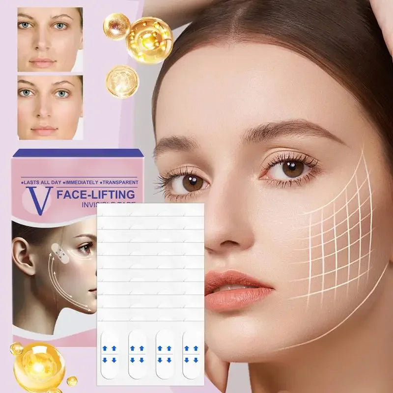 VLift™ Invisible Tape ✨ — Instant Slim Face Effect