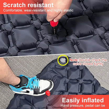 PACOONE Outdoor Camping Sleeping Pad Inflatable Mattress with Pillows AliExpress