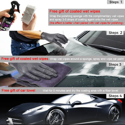 Car Ceramic Nano Coating Liquid Coatin Nano Crystal Hydrophobic Layer Polishing Paint Coating Agent Car Polish Nanos Coatings
