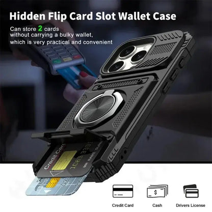 Case For iPhone Magnetic Rotated Ring Kickstand Heavy Duty Drop Protection Wallet Cover Shop1103753338 Store