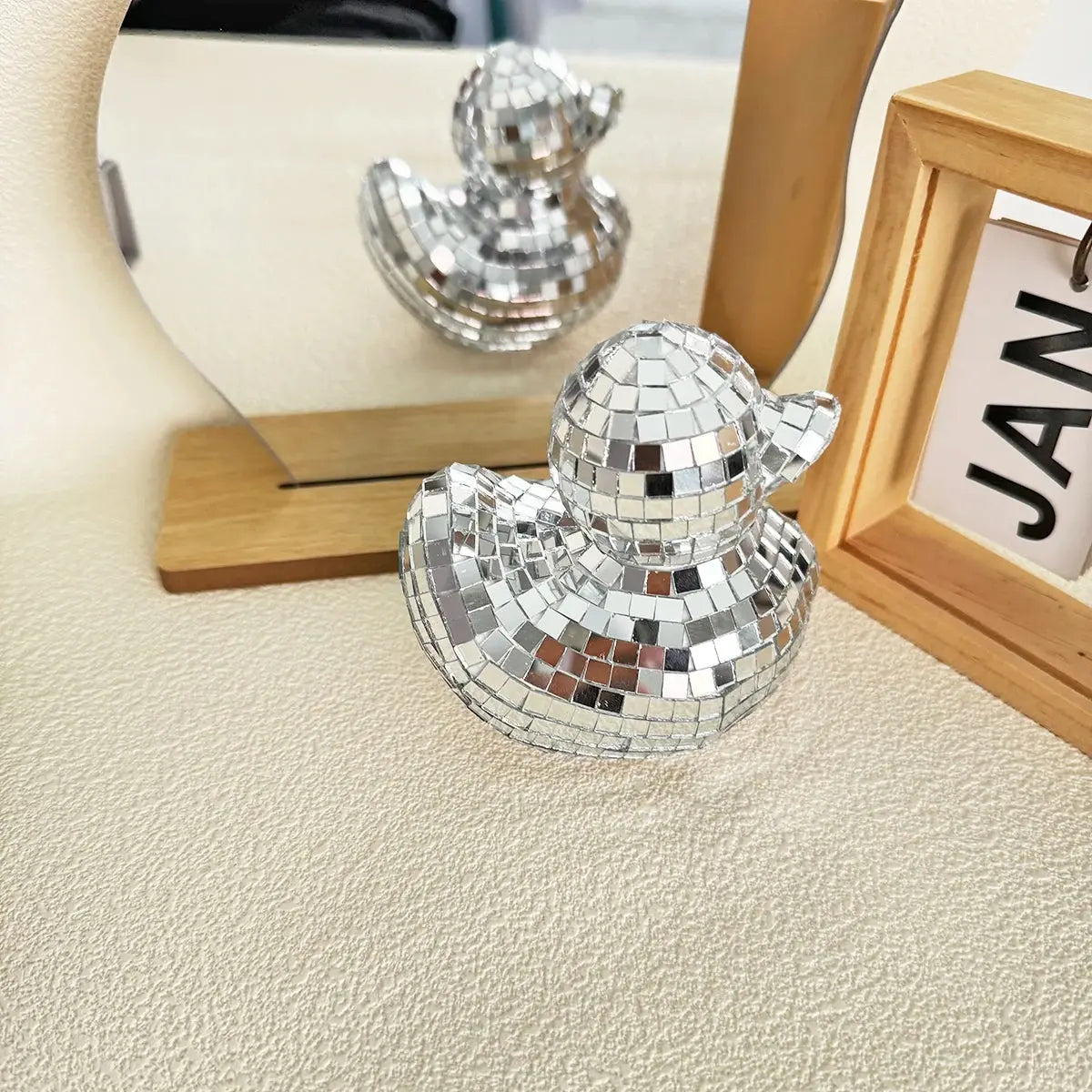 Disco Duck Bedroom Decoration Handmade Mirror Disco Ball Duck Shape AliExpress