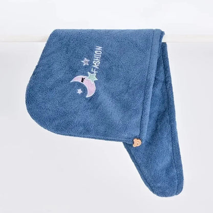 1pc Quickly Dry Hair Hat Super Absorbent Soft Bathroom Women Head Towels Girls Cute Hair Towel Hair Dry Wrap Bonnets Stone's Store