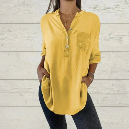 ShineEase V-Neck – Casual Glam in a Snap! TikTok Make Me Buy it Store