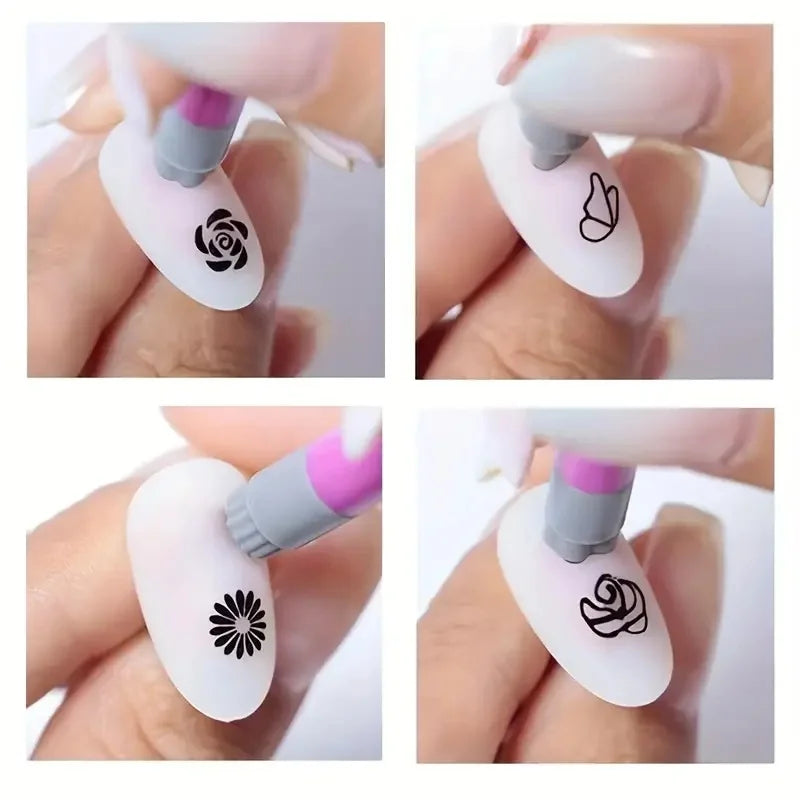 StampGlam™ Nail Art Pen Set 💅✨