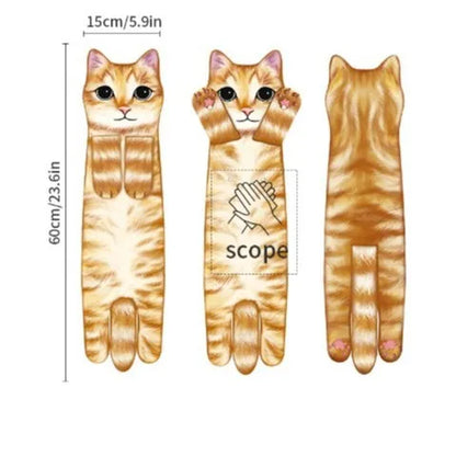 CatCling™ Funny Hanging Hand Towel 🐱😂