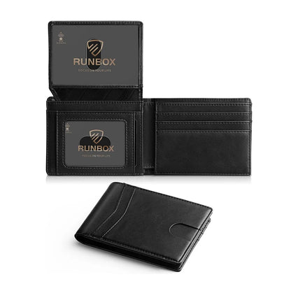 Sleek & Safe: Men's RFID Blocking Slim Wallet